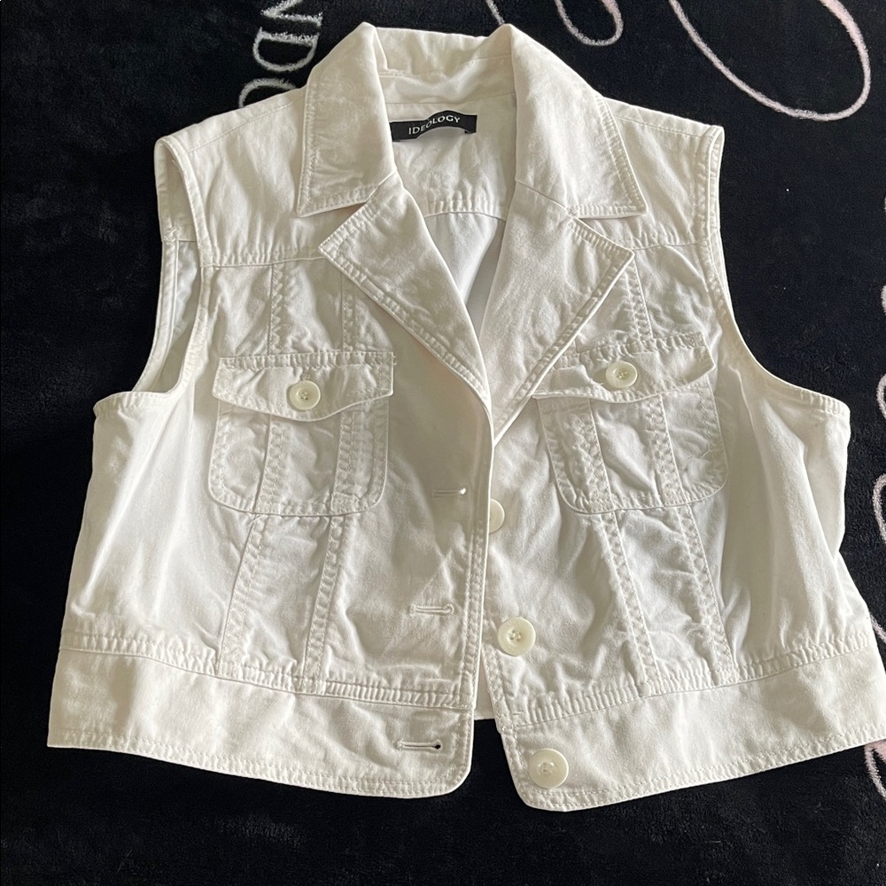 Ideology Cropped Sleeveless Jacket